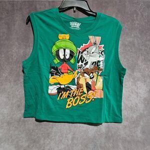 Women's LOONEY TUNES I'm The Boss Graphic Tank Top XS